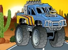 Unleash Your Puzzle Solving Skills: Experience the Thrill of Crazy Monster Truck Jigsaw Puzzles!