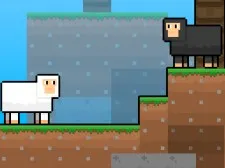 Cute Sheep SkyBlock: A Collaborative and Kid-Friendly 2Player Adventure