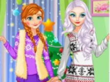 Brightening Up Princesses for a Christmas Tree Fashion Spectacle: A Fun and Ethical Dress-up Game for Kids