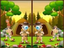 Unraveling 5 Hidden Differences: An Exciting Camping Puzzle Game for Kids