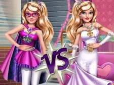 A Battle of Two Worlds: Superheroes vs. Princesses